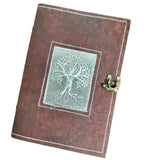 Decorworks Handmade Paper Note Book | Artist sketchbook, scrapbook, drawing book (10x7, Treeoflife)