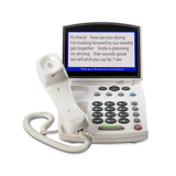 Hamilton CapTel 840i Captioned Telephone, Hearing Impaired Phones,Volume Control with up to 40dB Amplification Gain, Conventiona