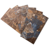 Art3d 102-Piece Peel and Stick Tile Backsplash for Kitchen Bathroom, 3in.6in. Stick on Subway Tile Rust Slate