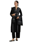 Libas Women'S Wool Blend Kurta Set (48803W_Black