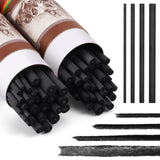 Gueevin 60 Pcs Willow Charcoal Sticks, Willow Charcoal, Artists, Beginners, Students, Perfect for Sketching, Drawing, Shading, a