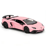 TGRCMCZ 1/36 Scale Lamborghini Aventador LP7004 Casting Model Car, Zinc Alloy Pull Back Vehicles Toy Car for Toddlers Kids Boy