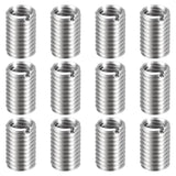 HARFINGTON 12pcs Thread Repair Inserts M12 x 1.75 Male to M10 x 1.5 Female Thread 20mm Long Stainless Steel Reducing Nuts Metric