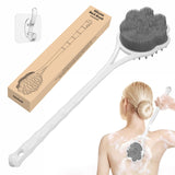 Manmihealth 15.7 Cute Silicone Body Scrubber & Face Scrubber Set PinkSet