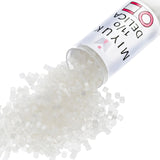 Miyuki Delica Seed Beads - Size 11/0 (1.6 mm), DB0673, Cream Silk Satin, 7.2 g, Approx. 1440 Beads, Made in Japan