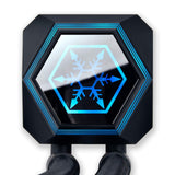 Aio Cpu Liquid Cooling/Argb/Dual 120Mm Pwm Fan/Mct Pump/Support Intel Lga 1700