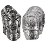SHERCHPRY Renaissance Accessories - Knight Costume for Kids, PVC Knight Armour Shoulder & Hand Guard Set, Vintage Viking Medieva