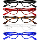 Yogo Vision Reading Glasses Blue Light Blocking Small Cateye Glasses Women Lightweight Spring Hinge Readers Anti Glare Eyeglasse