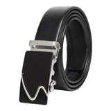 Zacharias MenS Faux Leather Belt With Autolock Buckle Gr16 (Black, Free Size) (Pack Of 1)