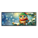 Wergund 5D DIY Large Diamond Art Kits for Adults Christmas, Large Size Diamond Art Owl, Full Drill Crystal Rhinestone Embroidery