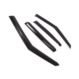 TuningPros Outside Mount Window Vent Visors Rain Guards Compatible with 2017-2018 | Side Window Wind Deflectors Rain Shields | B