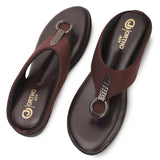 Ortho Joy Doctor Footwear For Women|| Fancy Footwear For Women || Orthopedic Women'S Fancy Slipper/Sandal For Women,Brown,8,B0D5V6FD1Y