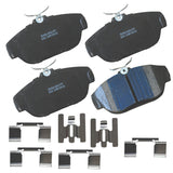 Bendix Premium SBM542 Semi-Metallic Front Brake Pads for Volvo 740 1992-1991, 780 1991, 940 1995-1991, 960 1997-1992, S90 1998-1