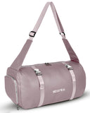 Storite Travel Duffle Bag With Shoe Compartment, Cherry Pink, 43X22X18.5 Cm