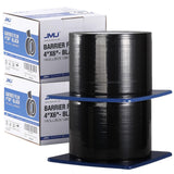 JMU Black Barrier Film 2 Rolls, Barrier Film Tattoo Tape for Dental Medical Tattoo, 4 x 6 Inch, 1200 Sheets/Roll