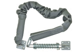 QCAA Extra Heavy Storm Door Chain Check, for Heavy Commercial Door, 32 Length Overall, Solid Brass Bracket Satin Chrome Plated,