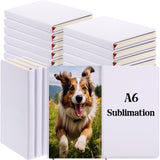 Jetec 50 Pcs Sublimation Notebook Blank A6 160 Pages Hardcover Journals