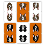 woopme 6 PCs Puppy Lovers Magnetic Bookmark for Students Kids Book Lovers Readers Gift Magnetic Page Clips Folding