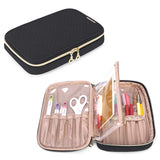 Yarwo Carrying Case Compatible with Cricut Tools Set, Accessories Organizer Bag for Craft Pens and Basic Tools, Black (PATENTED