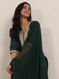 Libas Women'S Silk Blend Kurta Set (Gs1072_Green_S)