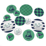 Big Dot of Happiness ParTee Time Golf Birthday or Retirement Party Giant Circle Confetti Decorations Large 27 Count