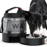 Dog Water Bottle Bowl Dispenser - 95OZ Large Dog Travel Water Bottle Portable with Pull-Out Travel Water Bowl for Dogs Camping H