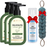 ABERA Folliculitis, BHA Shower Gel, High-Performance Folliculitis Body Wash, Wild Bitter Melon Extract, Reduces Back Acne & Hype