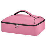 Insulated Casserole Carrier Bag Pale Violet Red Solid Color Pure Plain