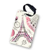 Funcart Paris Theme Luggage Tag