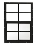 Shed Window 18 W x 27 H, Flush Mount Black for Sheds, Playhouses, and Chicken Coops 1 PK (W1827BLKBX1)