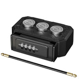 Key Lock Box with magnetic 4 Digit Combination,magnetic key holder,hide a key magnetic car,magnetic key box for under car,Strong