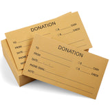 Honoson 100 Pcs Donation Currency Check Envelope Church Offering Gummed Seal Envelopes Tithe Donation My Contribution Bill Churc