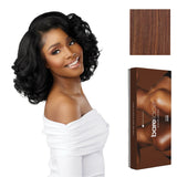 Sensationnel Bare Lace 13X6 Wigs - Unit 19 Lacefrontal Glueless Synthetic 180 Degree Preplucked Hairline (FLAMBOYAGECHOCOLATE)