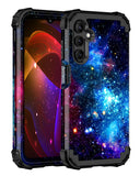 Hekodonk for Galaxy A15 5G Case,Three Layer Heavy Duty Shockproof Protection Hard Plastic+Soft Silicone Full Body Drop Protectiv