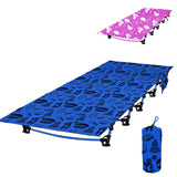 Kids Camping Cot and Toddler Travel Bed | Lightweight and Compact Cots for Sleeping | 59x 27.5x 5.3- Portable Foldin