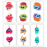 woopme Set of 6 Cake & Lollypop Magnetic Bookmark for Book Lovers Readers Students Gift Magnetic Page Clips Folding