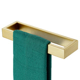 KOKOSIRI Towel Ring Brushed Gold Hand Towel Holder 9 Inch Kitchen Towel Hanger Rack Stainless Steel Bathroom Hardware Wall Mount