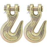 G70 3/8 Clevis Grab Hooks Heavy Duty Chain Hook for Truck Trailer, Chain Forged Alloy Steel Chain Hook for Transport - 7,500 LBS