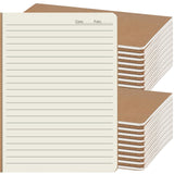 OSIMIG 36Pack A5 Kraft Notebooks Journals Bulk, 8x5.5 Inches Lined Notebook