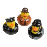 Fun Express Law Enforcement Rubber Duckies, Police Officer, SWAT Team and State Troopers, Birthday Party and Celebration Supplie