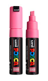 posca uni PC-8K Water-Based Paint Markers, Broad Tip (8mm), Pink, 2 Count