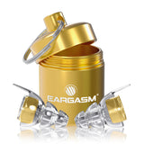 Eargasm High Fidelity Earplugs with Gold Filters - Reusable Noise Reduction Hearing Protection Ear-Plugs with Carrying Case for