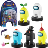 Among Us Stamps for Kids | 5 Among Us Stampers in 1 Pack + 3 Accessories | Among Us Party Favors and Playable Collectibles | Amo