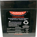 Parmak 901 6Volt Gel Cell Battery for Solar Powered Electric Fences