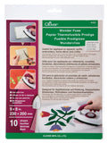 Clover Wonder Fuse Notion, White, 9 Height, 8 Length, 0.2 Width
