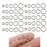 WOCRAFT 1000 Pcs Mix 4mm 5mm 6mm 7mm 8mm Stainless Steel Jump Rings for Jewelry Making, Necklaces, Bracelets, Earrings, Keychain
