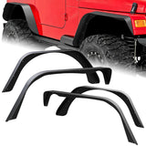 Nilight Off-Road Fender Flares Kit Compatible with 1997 1998 1999 2000 2001 2002 2003 2004 2005 2006 Wrangler TJ & LJ Heavy-Duty