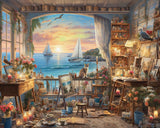White Mountain Art Studio Puzzle 1000 Piece Summer Puzzles for Adults and Families