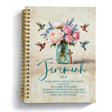 OuOvOwO Christian Bible Verse Spiral Notebook, Jeremiah 29:11 Religious Notebooks for Note Taking, For I Know the Plans I Have f
