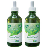 SweetLeaf Stevia Steviaclear Liquid Extract 4 oz Set of 2
